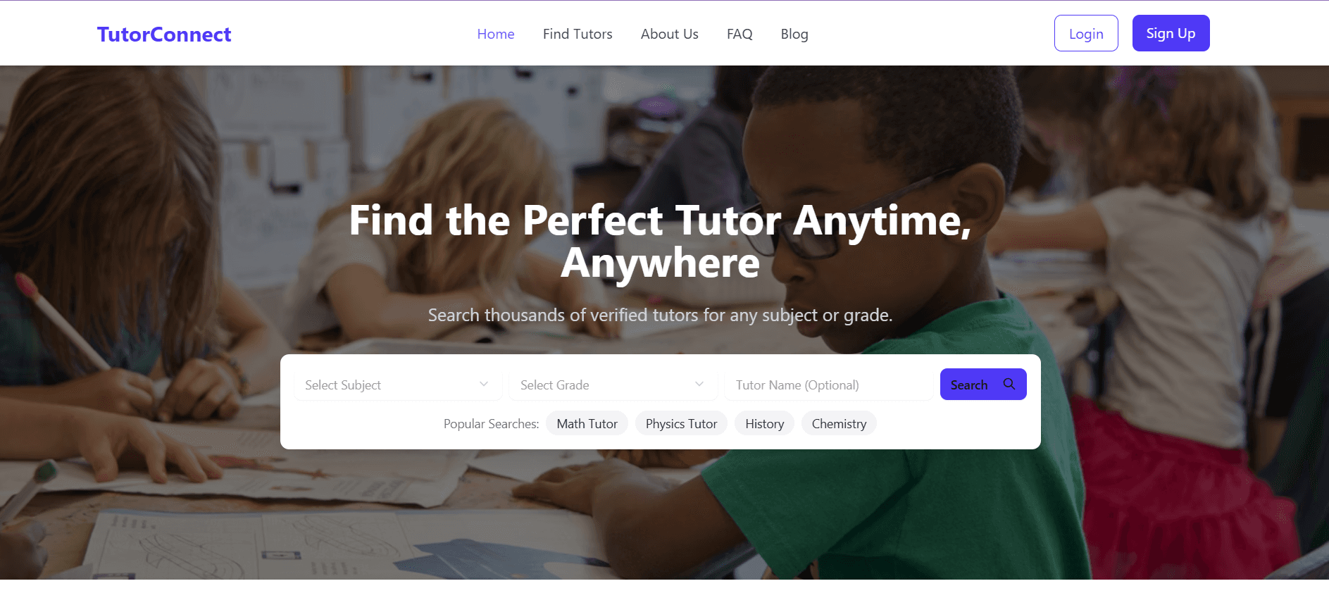 TutorLink - Education Platform
